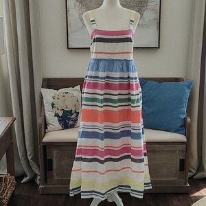 New GAP Striped Maxi Dress Size S
